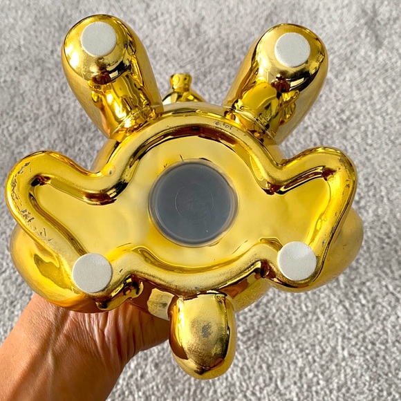 Gold Bunny Piggy Bank. Accent Decor. - Picture 4 of 4